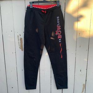 Minnie Mouse sweatpants bought at Disneyland